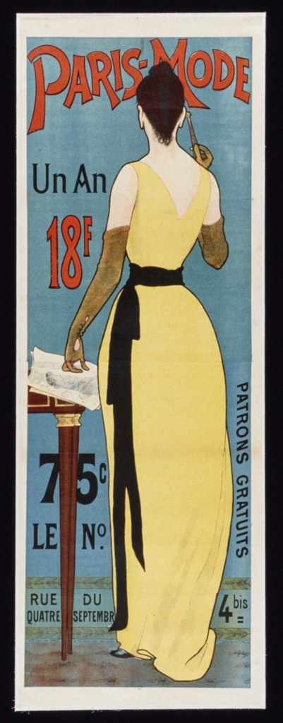 6 affiche revue paris mode