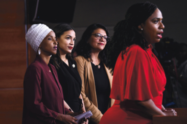 representatives omar pressley ocasio cortez and tlaib in response to presidentis comments