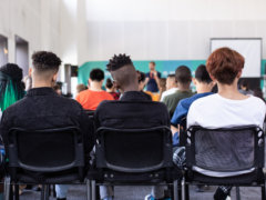 people sitting on chair