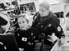 Amélie Grassi et Anne-​Claire Le Berre, Transat Jacques Vabre, voile