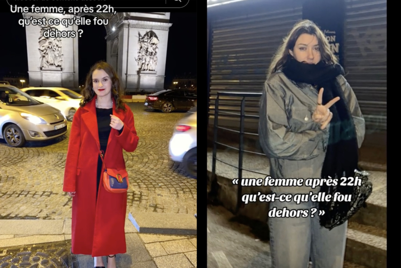 22h femme dehors